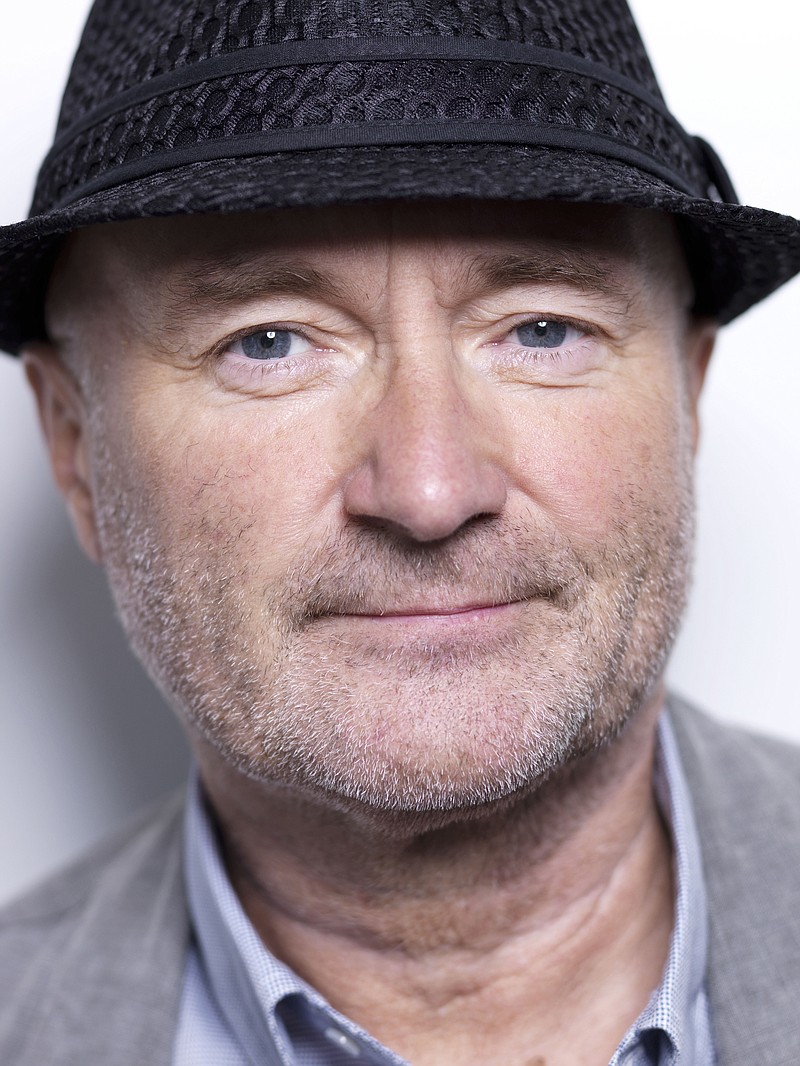 Musician Phil Collins poses for a portrait in New York. Collins was scheduled on Thursday to announce that he is donating his collection of artifacts from the Alamo to the former mission and Texas revolutionary fort.