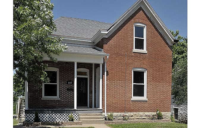 The Golden Hammer Award was presented to Debbie Brown for her work on this house at 1007 E. McCarty St. in Jefferson City.