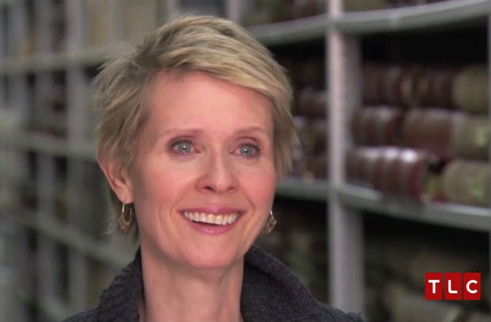 Actress Cynthia Nixon is seen in a photo from video for the season premiere of TLC's "Who Do You Think You Are?"