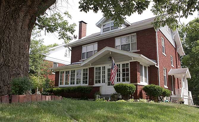 
Shae Marie and Dale Eickhoff's Jefferson City home at 1214 Elmerine St. has been added to the National Register of Historic Places.