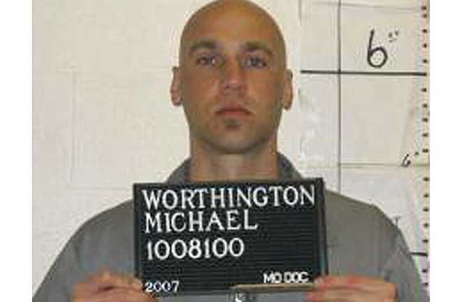This April 4, 2007 file photo provided by the Missouri Department of Corrections shows Michael Worthington who was executed early Wednesday, Aug. 6, 2014, for killing a female neighbor in 1995. 