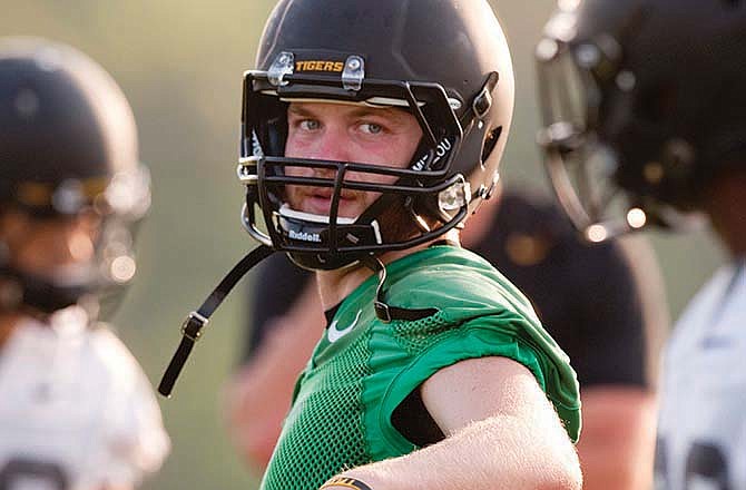 While Maty Mauk is established as the starting quarterback for Missouri, the battle to be his backup continues.