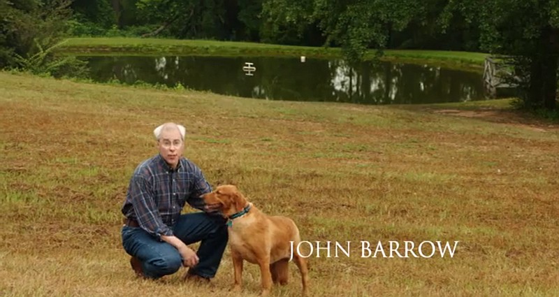 In this television image from the John Barrow Campaign, Georgia Democratic Rep. John Barrow unleashed a golden retriever in the first television ad of his campaign for a new term. "Somebody once said if you want a friend in Washington, get a dog," he says. "Well, I wouldn't wish Washington on a dog," Barrow adds, throwing a tennis ball to be fetched.