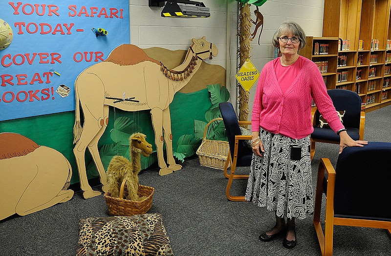 Gayle Skaggs has been inspiring readers through room decorations for decades. The Eugene elementary librarian has published five books on the subject and has helped with a new wave of school appearance this year.