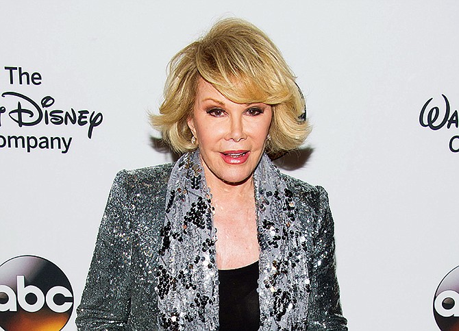 TV personality Joan Rivers attends A Celebration of Barbara Walters in New York in May. Melissa Rivers announced Thursday that her mother Joan died in New York. Rivers was hospitalized Aug. 28, after going into cardiac arrest at a doctor's office. 