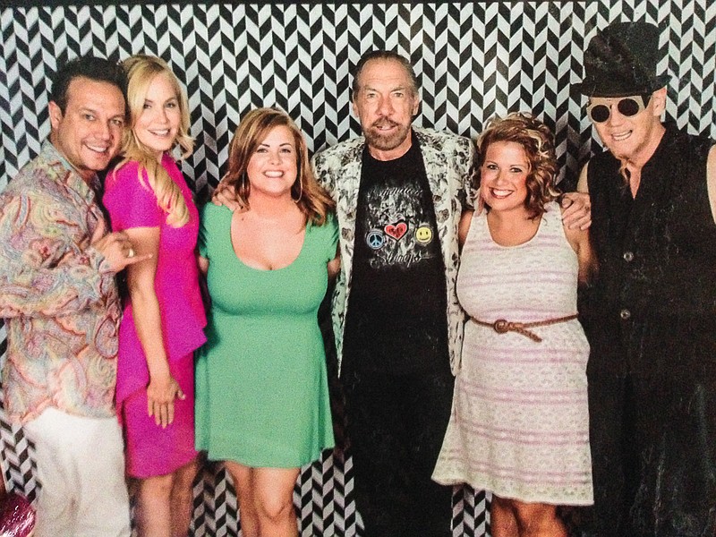 Something Sassy Beauty Salon LLC owner and stylist Stephanie Stokes and stylist Schelle Stokes recently attended the Paul Mitchell "Revolution-The Gathering" Aug. 4-5 in Las Vegas, Nev. From left are Angus Mitchell, son of Paul Mitchell; Elle Louise Dejoria, wife of John Paul Dejoria who is Paul Mitchell's partner; Schelle Stokes; John Paul Dejoria; Stephanie Stokes; and Robert Cromeans, Paul Mitchell Global Senior Artistic Director. "I feel like these people are my family," Stephanie said. 
