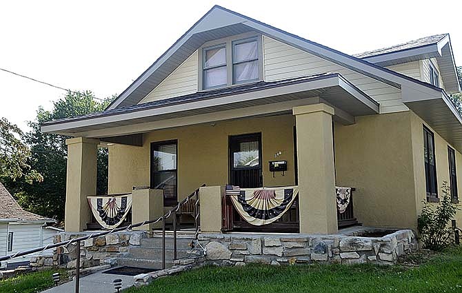 
John Cox received the Golden Hammer Award winner for his property at 805 Mulberry St. A former eyesore, the home now restores curb appeal to Jefferson City's Old Munichburg neighborhood.