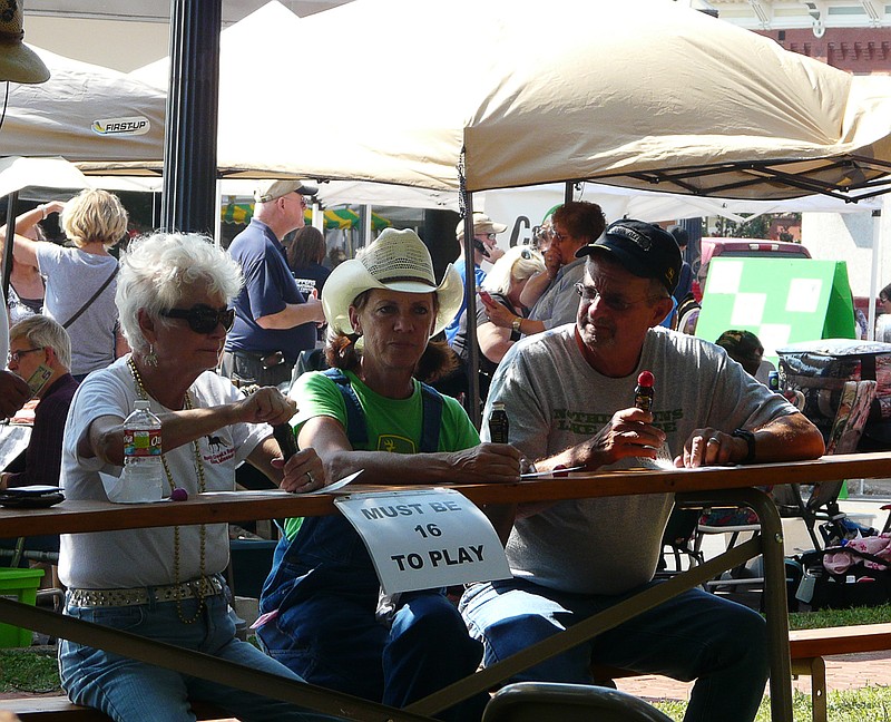 Bingo was enjoyed by the young and the young at heart during the annual Ozark Ham and Turkey Festival held Saturday in California.