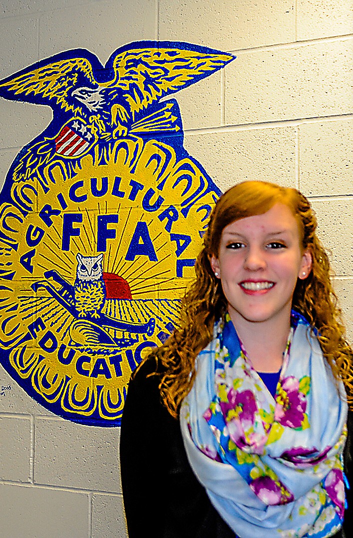 Elizabeth Wyss is a key member of the Russellville FFA chapter.