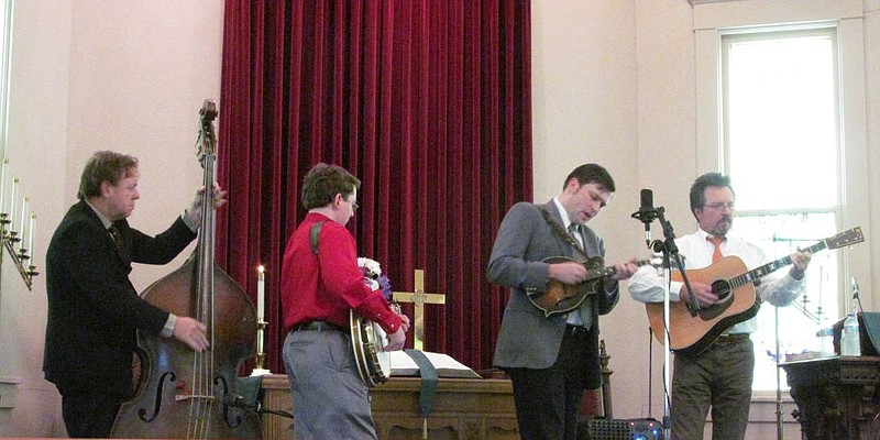 Bluegrass gospel musicians Alan Sibley and the Magnolia Ramblers performed at the Prairie Home United Methodist Church on Sunday morning.