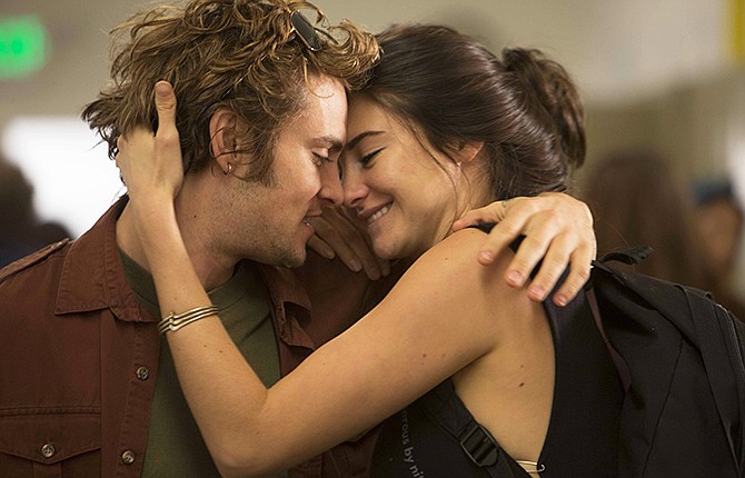 In this image released by Magnolia Pictures, Shiloh Fernandez, left, and Shailene Woodley appear in a scene from "White Bird in a Blizzard." 
