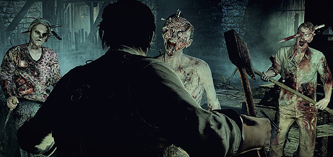 This image released by Bethesda Softworks shows a scene from the video game, "The Evil Within."