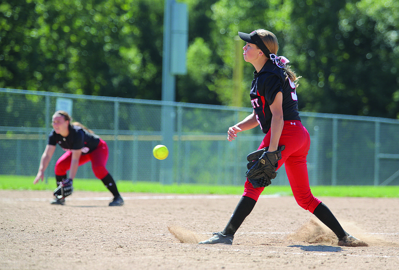 Jefferson City pitcher Alyssa Schulte works to the plate during a game this season.