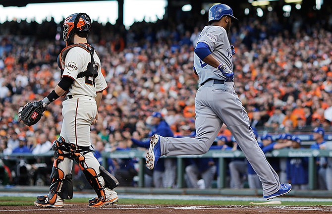 2014 MLB Playoffs WS Game 1 San Francisco Giants vs Kansas City Royals 