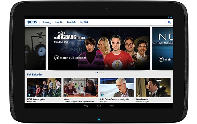 This product image provided by CBS Interactive shows the CBS All Access app. CBS All Access is a digital subscription video on demand and live streaming service for the CBS Television Network 
