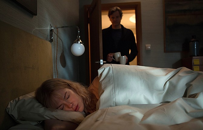 This image released by Clarius Entertainment shows Nicole Kidman and Colin Firth in a scene from "Before I Go To Sleep."