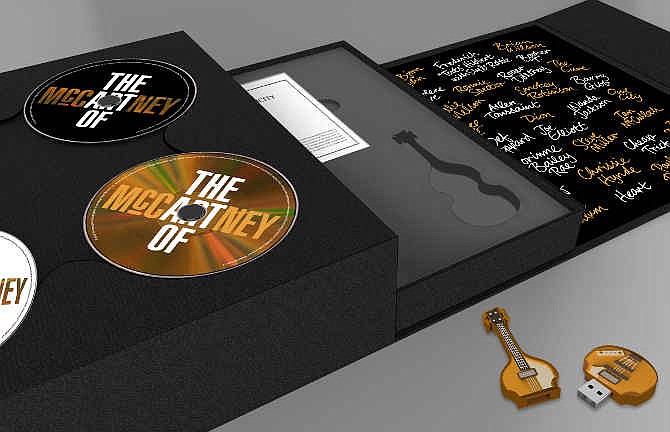 This photo provided by Arctic Poppy shows the box set for "The Art of McCartney," a celebration of the music of Paul McCartney, available November 18, 2014.