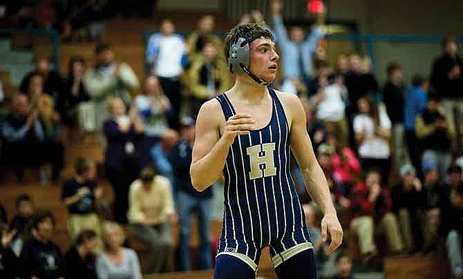Jacob Schulte is a returning Class 3 state tournament qualifier for the Helias Crusaders.