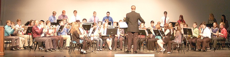 Democrat photo / David A. Wilson

The California High School Band performs "Sleigh Ride" at the Christmas Concert Monday, Dec. 15.