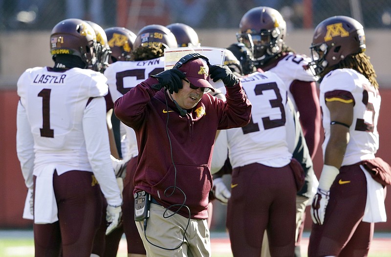 Minnesota head coach Jerry Kill walks the sideline during a game against Nebraska on Nov. 22 in Lincoln, Neb. Kill will lead the Gophers against Missouri in Thursday's Citrus Bowl.