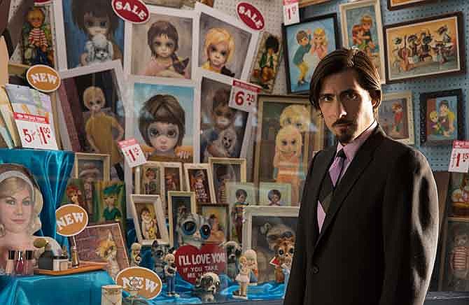In this image released by The Weinstein Company, Jason Schwartzman appears in a scene from "Big Eyes." 