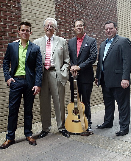 The Dixie Melody Boys, a popular Gospel music group, are shown above.