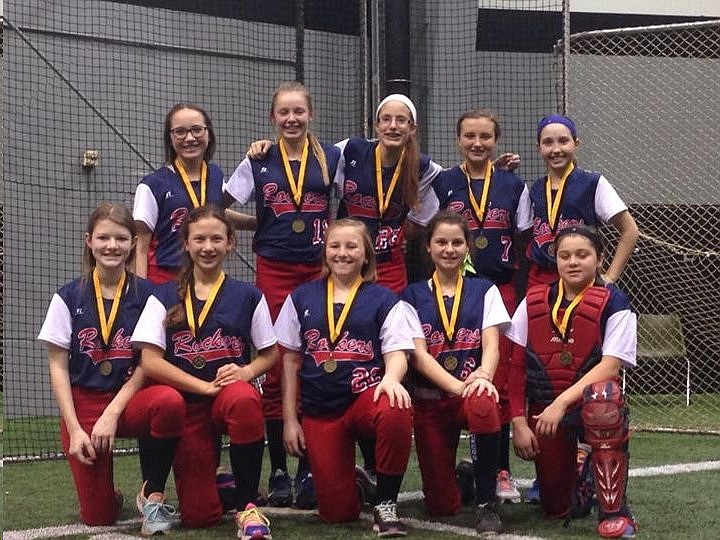 Undefeated 2015 Mizzou Show Me Show Down Champions. All games were played at the Dan Devine Center on the University of Missouri campus. Camryn Schlup, daughter of Jeff and Julie Schlup, second from the right in the back row is a member of this team pitching or playing first base.