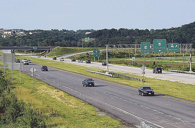This June 2011 News Tribune file photo shows traffic on U.S. 54/63 in north Jefferson City.