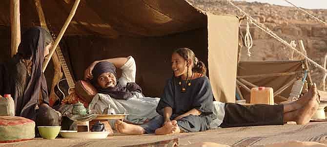 This image released by Cohen Media Group shows a scene from "Timbuktu."