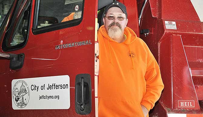 Brad Wiser works for the Jefferson City Streets Department.