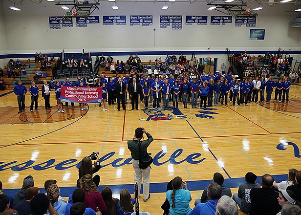 Russellville High School and Russellville Middle/Elementary School each were honored as Professional Learning Communities Exemplary Schools recently by the state Department of Elementary and Secondary Education.