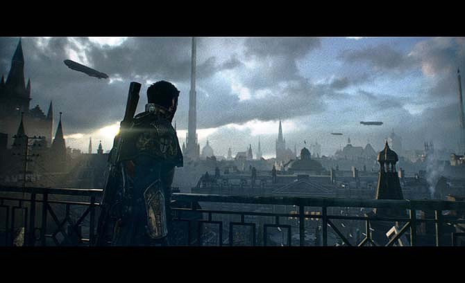 This photo provided by Sony Computer Entertainment America LLC shows a scene from the video game, "The Order: 1886" (Sony, for PlayStation 4, $59.99), in which Sir Galahad defends an alternate version of Victorian London.