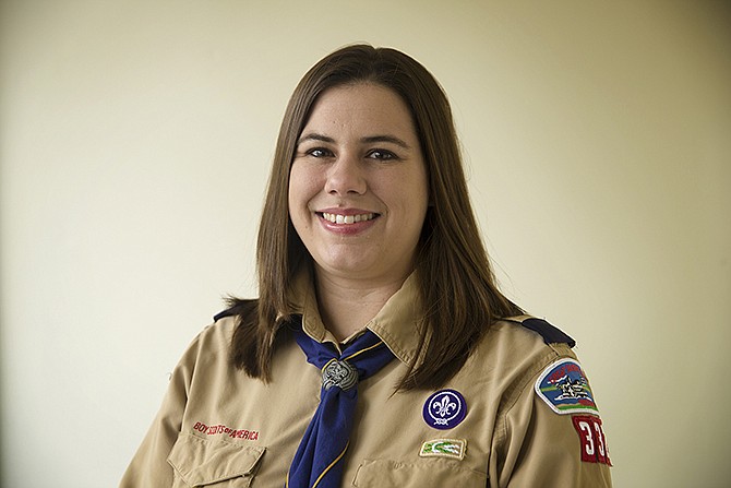 Michelle Gabelsberger is a Cub Scout leader with Pack 332 in Wardsville. The mom of one said she enjoys volunteering and often has a hard time saying no when it comes to helping out. 