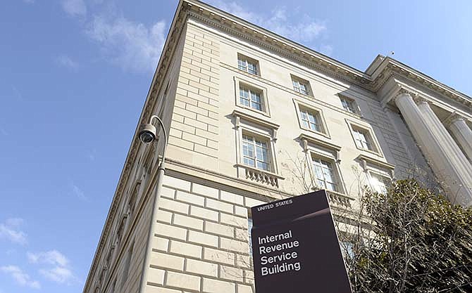 This March 22, 2013, file photo, shows exterior of the Internal Revenue Service building in Washington. 