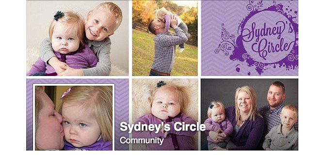 Sydney Carel's family created a charity to help pay for medical expenses and raise awareness about Tay-Sachs after Sydney's doctors had given her a life expectancy of four years. The charity is called Sydney's Circle, which is accessible by its Facebook page (screenshot above).