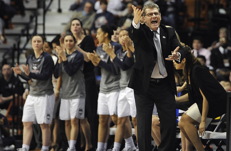 UConn and head coach Geno Auriemma are the No. 1 overall seed in the NCAA Women's Tournament.