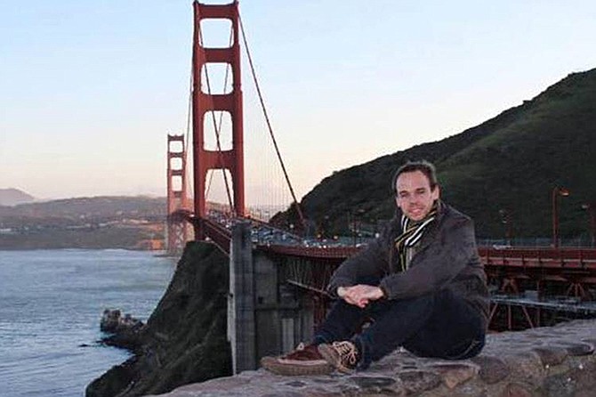 Germanwings co-pilot Andreas Lubitz is seen in San Francisco, California. Lubitz barricaded himself in the cockpit and "intentionally" rammed the plane full speed into the French Alps on Tuesday, ignoring the captain's frantic pounding on the cockpit door and the screams of terror from passengers, a prosecutor said Thursday.  