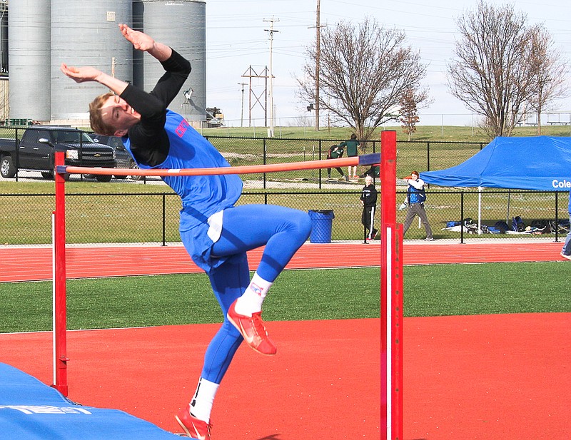 Tri-County Relays at California High School on March 27, 2015 in California, Mo. 