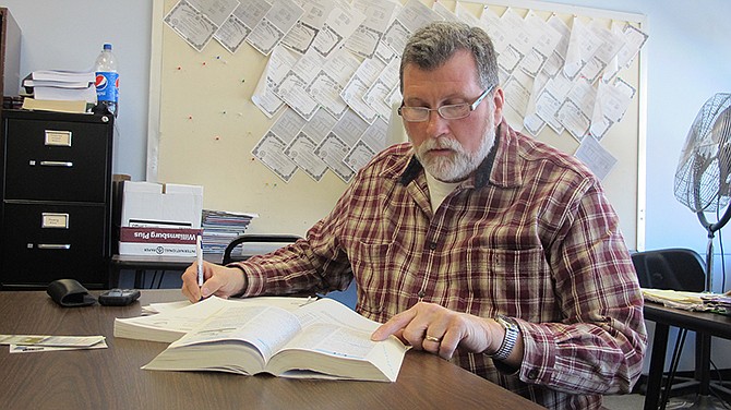 Larry Gorski, 58, prepares to take the TASC test toward his high school equivalency diploma during an adult education class at the Maryvale Community Education Building in Cheektowaga, New York, on March 23. The GED was overhauled last year to reflect the Common Core standards that have been adopted by most states and emphasize critical thinking. 