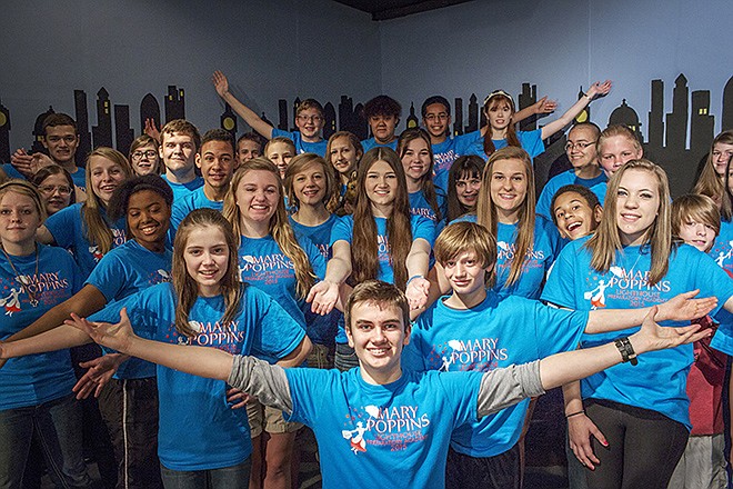 The cast of the upcoming Lighthouse Preparatory Academy production of, "Mary Poppins."