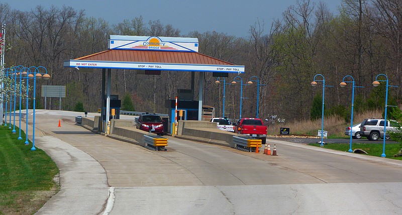 Toll takers collect $3 for each two-axle vehicle that passes through the traffic booths at the west end of the Lake of the Ozarks Community Bridge. Last year, the bridge garnered approximately $3.4 million in toll revenue.