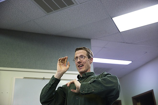 Director Glen Webb directs the Jefferson City Cantorum. 