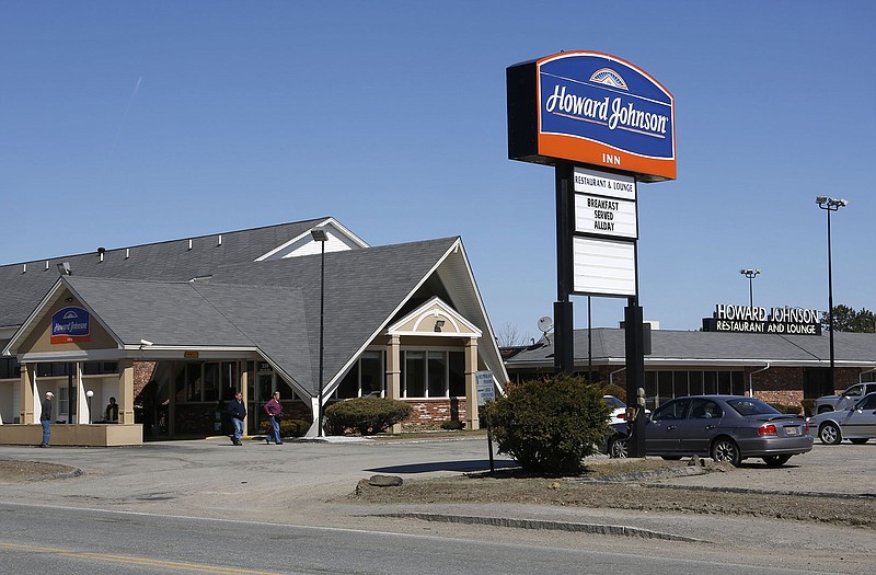 The Howard Johnson Inn and Restaurant is seen in Bangor, Maine.  It is one of only two remaining Howard Johnson restaurants; the other is in Lake George, New York.