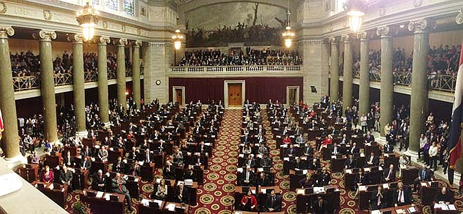 This Jan. 7, 2015, News Tribune file photo shows the Missouri House Chamber.