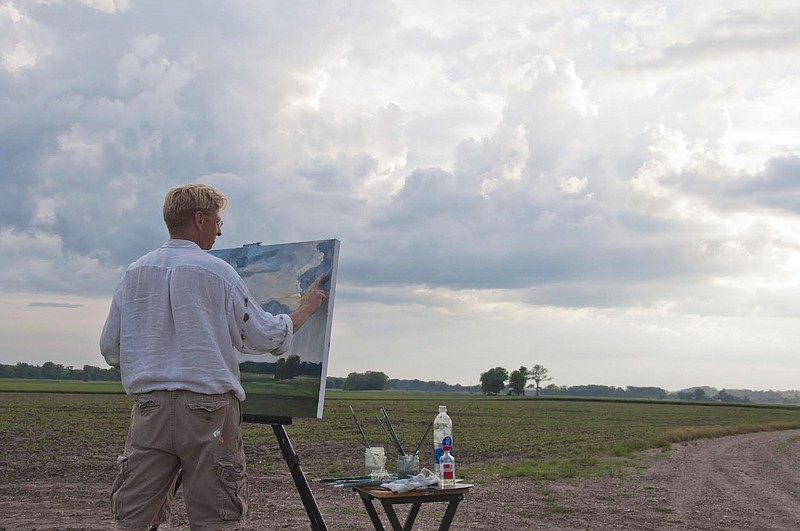 Brian Mahieu, director and curator of the Art House, paints plein air art in Steedman during the Callaway Plein Air 2014. The second annual events begin Thursday, May 28 and run through Sunday, May 31.