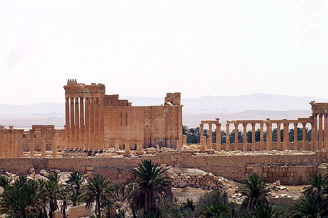 This photo released on Sunday by the Syrian official news agency, shows the general view of the ancient Roman city of Palmyra, northeast of Damascus, Syria. A Syrian official said the situation is "fully under control" in Palmyra despite breaches by Islamic State militants who pushed into the historic town a day earlier. 