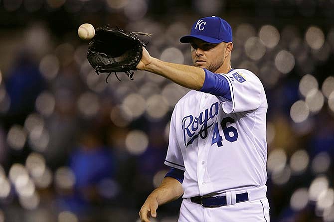 Ryan Madson has been a contributer to the Royals' bullpen this season.