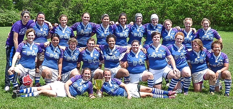 Abbie Higgins, daughter of Michelle and Larry Higgins, plays Number 13 (Outside Center) for the Kansas City Jazz Women's Rugby Club, which recently got first place in the Frontier Conference Women's Rugby Tournament.