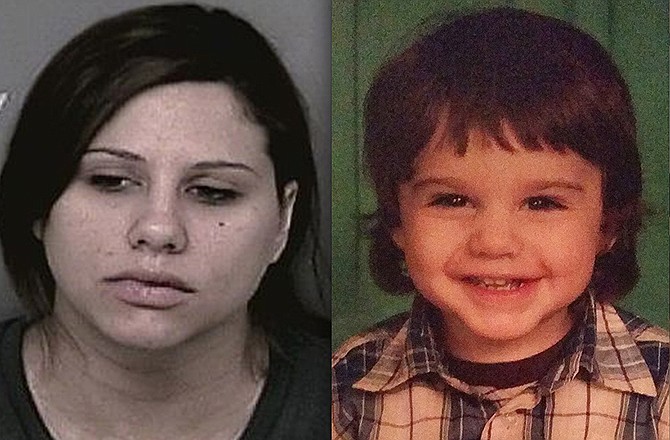 The Missouri Highway Patrol issued an endangered person advisory Thursday afternoon for 2-year-old Colton Lee Dominguez, seen above at right, who allegedly was abducted in Jefferson City by his mother, Billie Jo Linhart, 31, shown above at left. A police press release Friday said the two were taken into custody without incident by the Omaha Police Department's Child Victim/Sexual Assault unit.