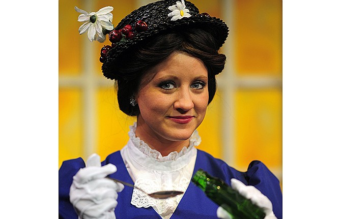 Tori Stepanek plays the titular role of Disney's beloved magical nanny in the Capital City Players' upcoming production of "Mary Poppins" at Shikles Auditorium.